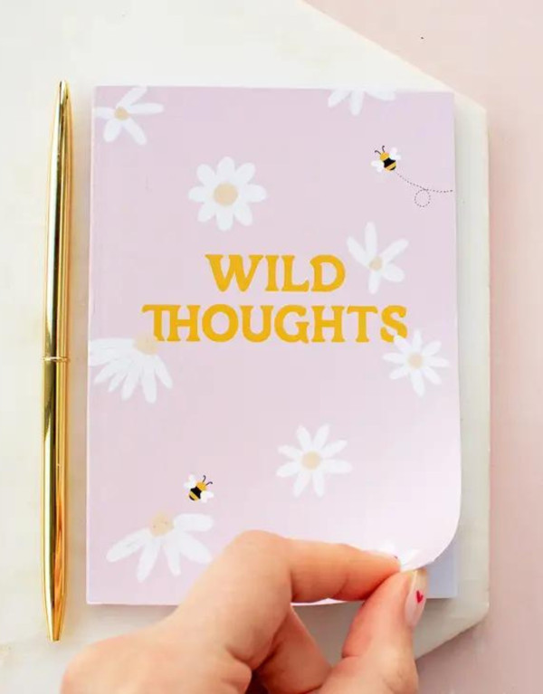 Wild thoughts A6 Notizbuch