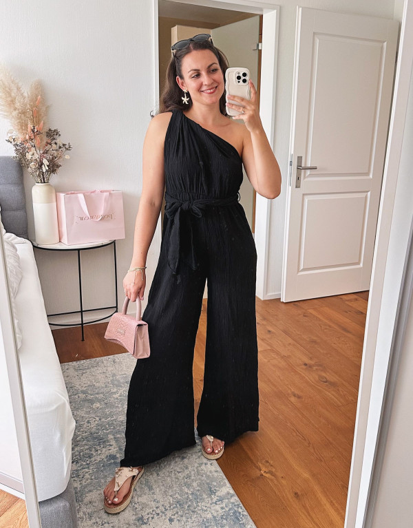 Shimmery Jumpsuit Black